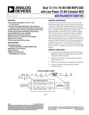 AD9788BSVZRL Datenblatt PDF