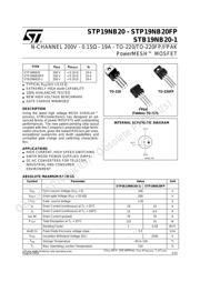 P19NB20 datasheet.datasheet_page 1