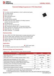 SMDJ85A 数据规格书 1