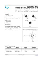 STGP3NC120HD datasheet.datasheet_page 1