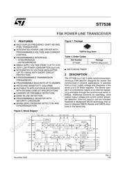 ST7538P Datenblatt PDF