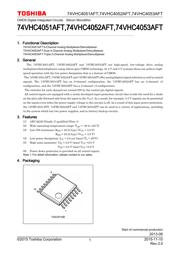 74VHC4051AFT datasheet.datasheet_page 1