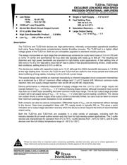 TLE2425CDR Datenblatt PDF