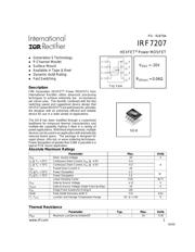 IRF7207 datasheet.datasheet_page 1