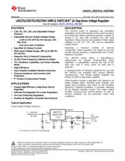 LM2575SX-5.0/NOPB Datenblatt PDF