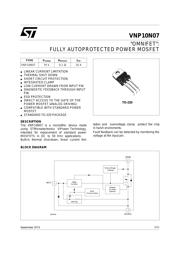 VNP10N07 数据规格书 1