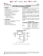 LM1117IMP-3.3/NOPB 数据规格书 1