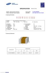 CL10B101KB8NNNC 数据规格书 1