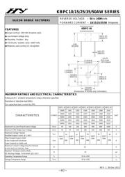 KBPC2506W 数据规格书 1