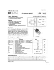 IRF1503 数据规格书 1