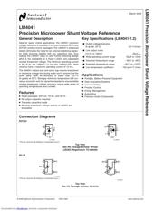 LM4041CEM3-1.2/NOPB datasheet.datasheet_page 1