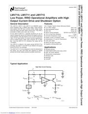 LMV711M6 数据规格书 1