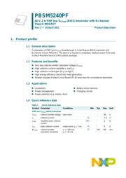 PBSM5240PF,115 数据规格书 2