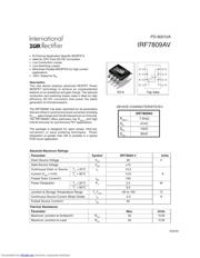 IRF7809AVTR datasheet.datasheet_page 1