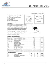 IRF5305 数据规格书 1