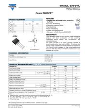 IRF840L 数据规格书 1