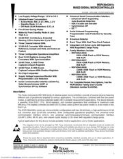 MSP430FG4616IPZR datasheet.datasheet_page 1