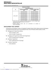 MSP430FG4616IPZR datasheet.datasheet_page 2