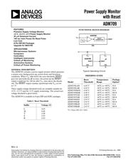 ADM709SANZ datasheet.datasheet_page 1