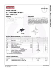 FQPF16N25C datasheet.datasheet_page 1