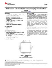 LM4804LQ/NOPB datasheet.datasheet_page 1