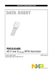 PBSS5140S 数据规格书 1