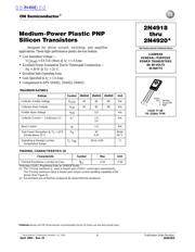 2N4918 Datenblatt PDF