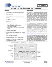 CS4365-CQZ datasheet.datasheet_page 1