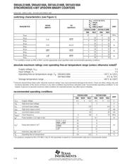 SN74ALS169BN 数据规格书 6