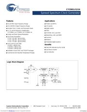 CY25811ZXCT datasheet.datasheet_page 1