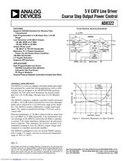 AD8322-EVAL 数据规格书 1