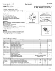 IRGP20B60PDPBF datasheet.datasheet_page 1