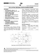 OPA2832IDRG4 datasheet.datasheet_page 1