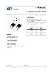 STPS15L30CB-TR Datenblatt PDF