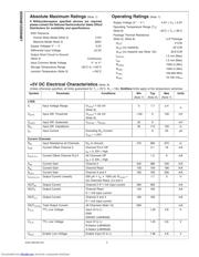LMH6525SP/NOPB datasheet.datasheet_page 2