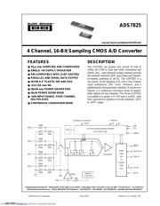 ADS7825UB/1K Datenblatt PDF