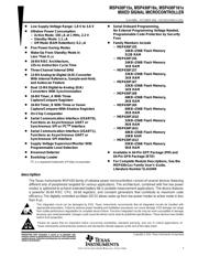 MSP430F167IRTD datasheet.datasheet_page 1