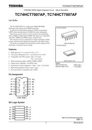 TC74HCT7007AF(F) 数据规格书 1