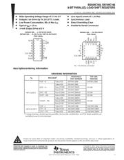 SN74HC166PW 数据规格书 1