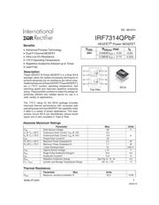 IRF7314QTRPBF 数据规格书 1