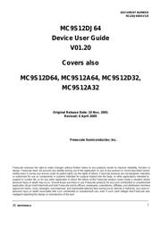 MC9S12D64CPVE 数据手册