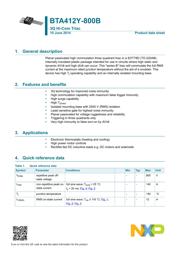 BTA412Y-800B Datenblatt PDF