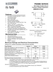 P6SMB36A R4 datasheet.datasheet_page 1