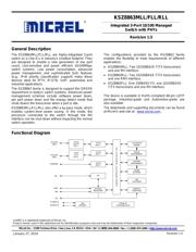 KSZ8863MLL Datenblatt PDF