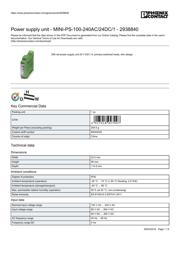 MINI-PS-100-240AC/24DC/1 datasheet.datasheet_page 1