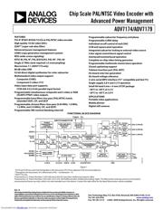 ADV7174KCP datasheet.datasheet_page 1