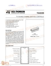 TDA8190 datasheet.datasheet_page 1