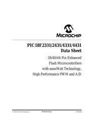 PIC18F4331-I/PT Datenblatt PDF