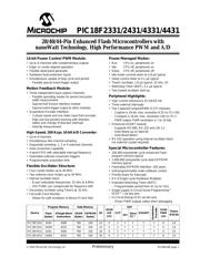 PIC18F2331T-I/ML 数据规格书 3