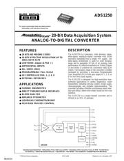 ADS1250U* datasheet.datasheet_page 1